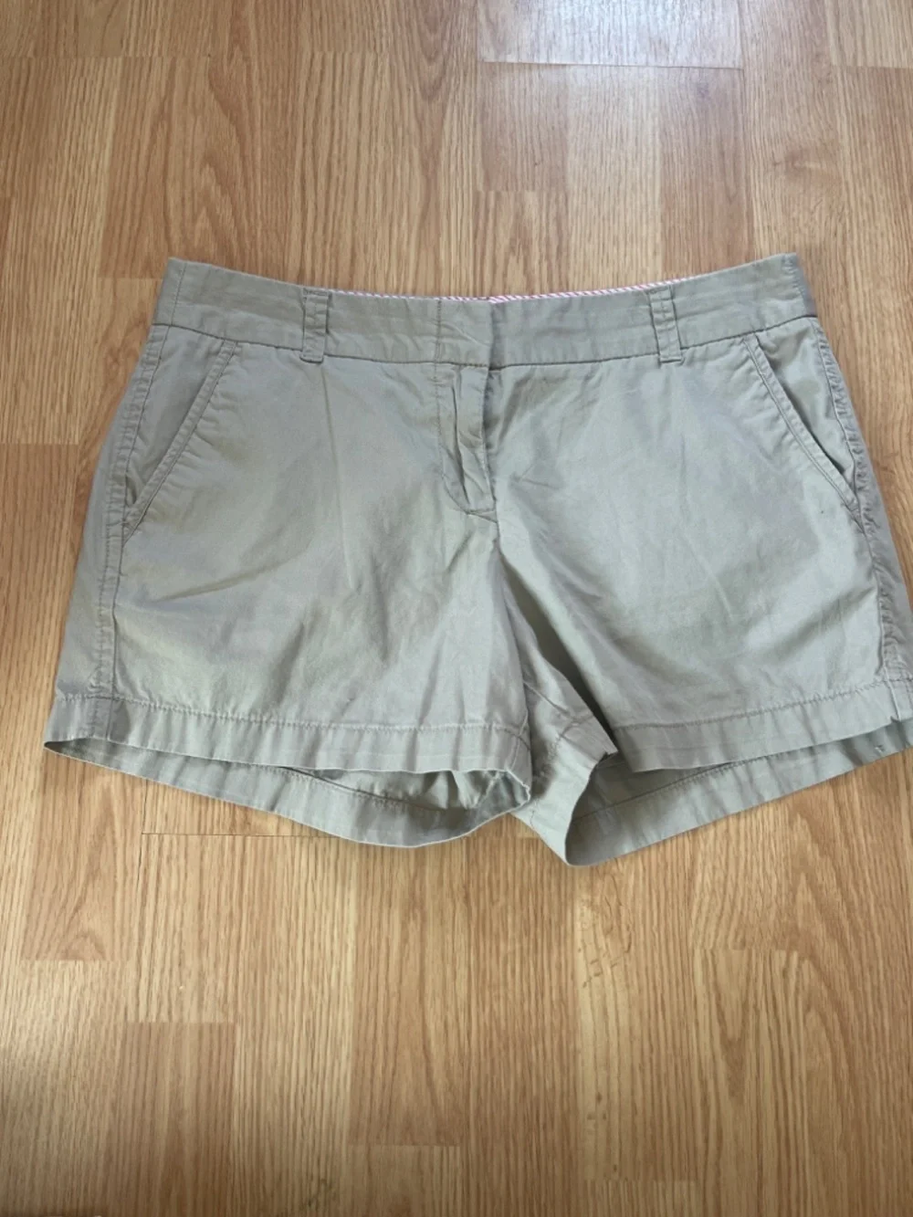 J. Crew 100% Cotton Chino Broken-In Bundle of 3 Navy Blue Khaki 5” Inseam Shorts